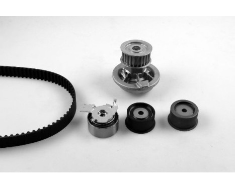 Pompe à eau + kit de courroie de distribution PK03165 Hepu