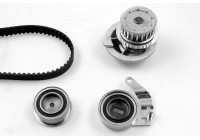 Pompe à eau + kit de courroie de distribution PK03180 Hepu