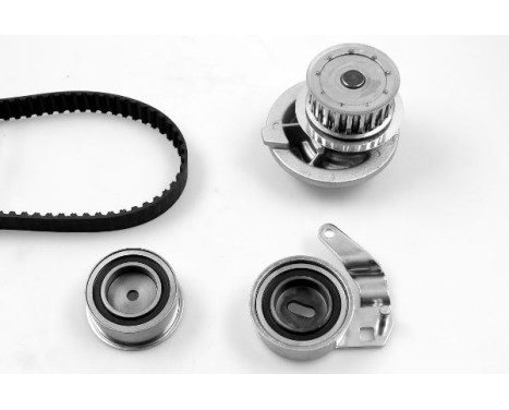 Pompe à eau + kit de courroie de distribution PK03180 Hepu