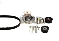 Pompe à eau + kit de courroie de distribution PK03272 Hepu