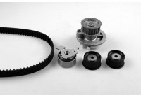 Pompe à eau + kit de courroie de distribution PK03281 Hepu