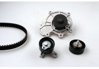Pompe à eau + kit de courroie de distribution PK03690 Hepu