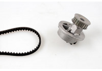 Pompe à eau + kit de courroie de distribution PK03870 Hepu