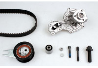 Pompe à eau + kit de courroie de distribution PK05120 Hepu