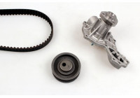 Pompe à eau + kit de courroie de distribution PK05124 Hepu