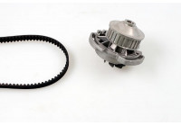 Pompe à eau + kit de courroie de distribution PK05150 Hepu