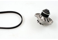 Pompe à eau + kit de courroie de distribution PK05210 Hepu