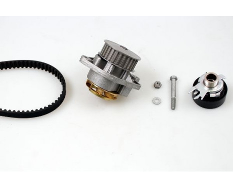 Pompe à eau + kit de courroie de distribution PK05411 Hepu