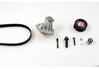 Pompe à eau + kit de courroie de distribution PK05420 Hepu