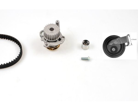 Pompe à eau + kit de courroie de distribution PK05472 Hepu