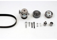 Pompe à eau + kit de courroie de distribution PK05491 Hepu