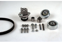 Pompe à eau + kit de courroie de distribution PK05515 Hepu
