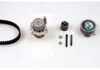 Pompe à eau + kit de courroie de distribution PK05540 Hepu