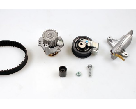 Pompe à eau + kit de courroie de distribution PK05542 Hepu