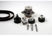 Pompe à eau + kit de courroie de distribution PK05571 Hepu