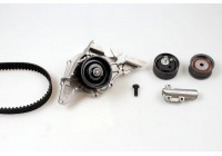 Pompe à eau + kit de courroie de distribution PK05602 Hepu