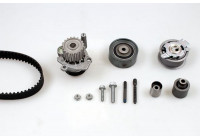 Pompe à eau + kit de courroie de distribution PK05691 Hepu