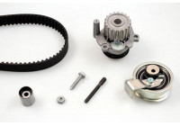 Pompe à eau + kit de courroie de distribution PK05693 Hepu