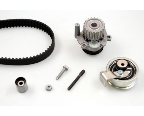 Pompe à eau + kit de courroie de distribution PK05693 Hepu