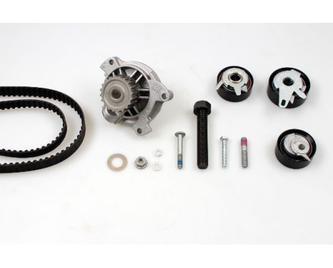 Pompe à eau + kit de courroie de distribution PK05740 Hepu