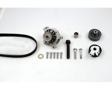 Pompe à eau + kit de courroie de distribution PK05746 Hepu