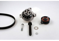 Pompe à eau + kit de courroie de distribution PK05748 Hepu
