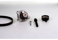 Pompe à eau + kit de courroie de distribution PK06161 Hepu