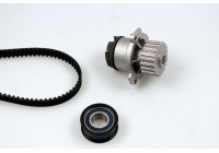 Pompe à eau + kit de courroie de distribution PK06220 Hepu