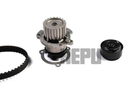 Pompe à eau + kit de courroie de distribution PK06253 Hepu