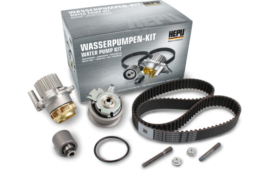 Pompe à eau + kit de courroie de distribution PK06750 Hepu
