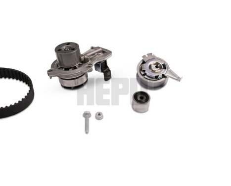 Pompe à eau + kit de courroie de distribution PK06790 Hepu
