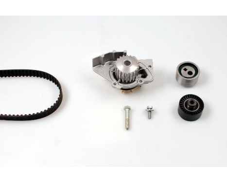 Pompe à eau + kit de courroie de distribution PK08410 Hepu
