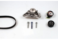 Pompe à eau + kit de courroie de distribution PK08940 Hepu