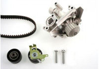 Pompe à eau + kit de courroie de distribution PK08971 Hepu