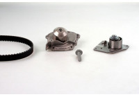 Pompe à eau + kit de courroie de distribution PK09551 Hepu