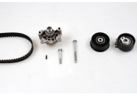 Pompe à eau + kit de courroie de distribution PK09560 Hepu