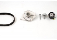 Pompe à eau + kit de courroie de distribution PK09580 Hepu