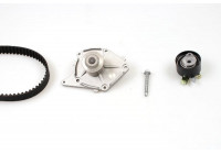 Pompe à eau + kit de courroie de distribution PK09621 Hepu