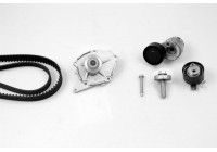 Pompe à eau + kit de courroie de distribution PK09622 Hepu