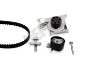 Pompe à eau + kit de courroie de distribution PK09651 Hepu