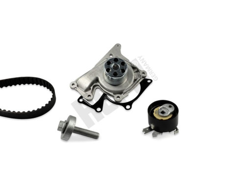 Pompe à eau + kit de courroie de distribution PK09654 Hepu