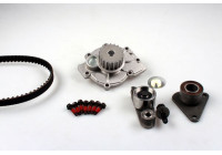 Pompe à eau + kit de courroie de distribution PK09860 Hepu