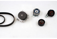 Pompe à eau + kit de courroie de distribution PK10124 Hepu