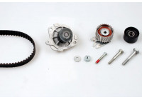 Pompe à eau + kit de courroie de distribution PK10554 Hepu