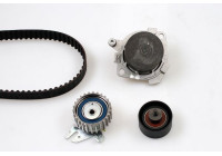 Pompe à eau + kit de courroie de distribution PK10871 Hepu