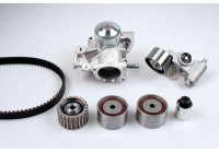 Pompe à eau + kit de courroie de distribution PK17201 Hepu