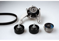 Pompe à eau + kit de courroie de distribution PK17290 Hepu