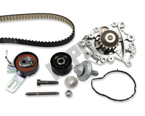 Pompe à eau + kit de courroie de distribution PK19010 Hepu