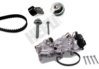Pompe à eau + kit de courroie de distribution PK55010 Hepu