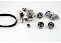 Pompe à eau + kit de courroie de distribution PK75090 Hepu